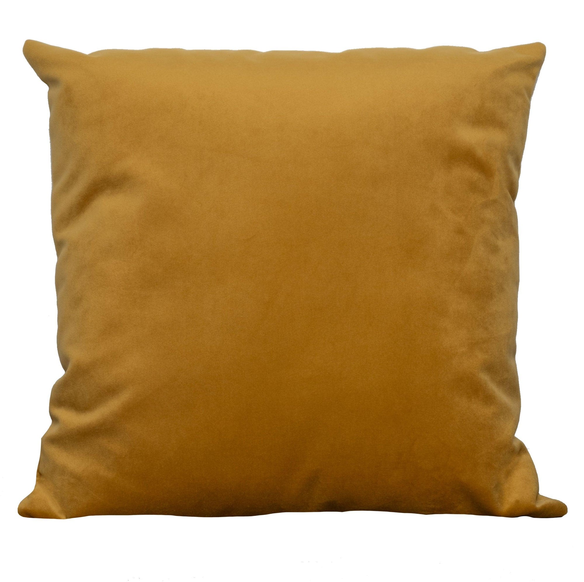 Mustard Velvet Pillow 18x18"