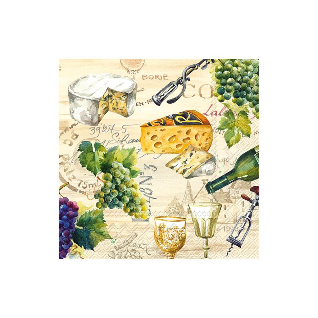 Wein Cream Cocktail Napkin