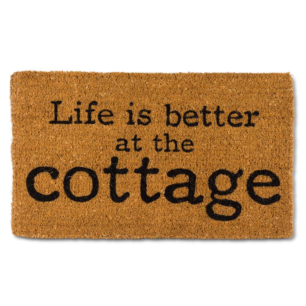 Life Is Better Cottage Mat 18&quot; x 30&quot;