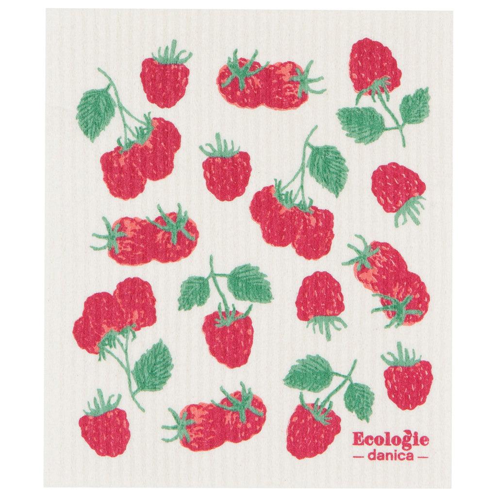 Dish Cloth Swedish Raspberries