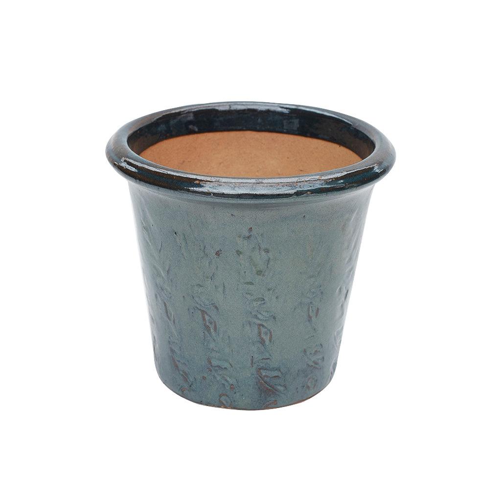 Featherleaf Collection Ceramic Pot
