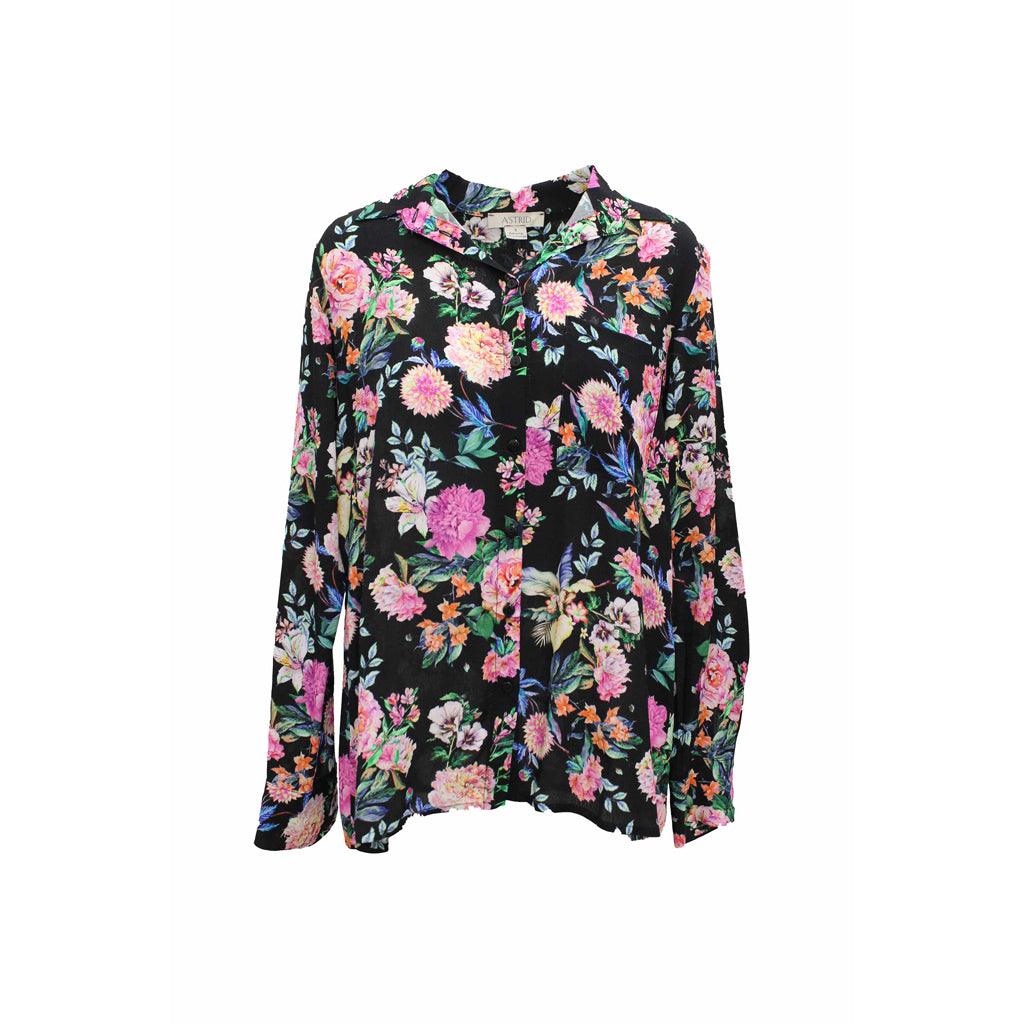 Astrid Cafe Blouse In Bloom