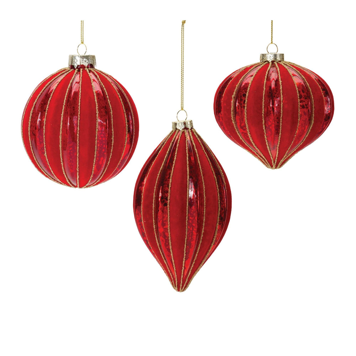 Red Ornament Glass