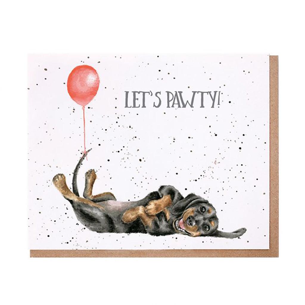 Lets Pawty  Card