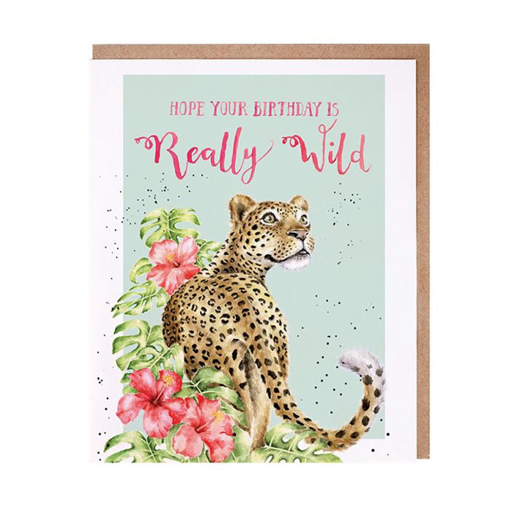 Hope Your Birthday Is Really Wild Single Card