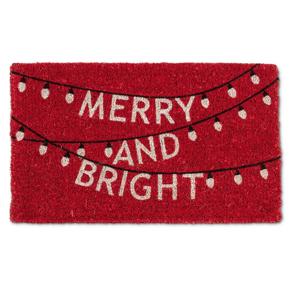 Merry &amp; Bright Doormat