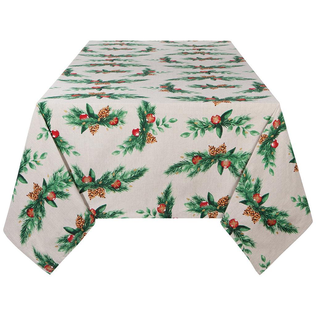 Table Cloth Deck The Halls 60x90&quot;