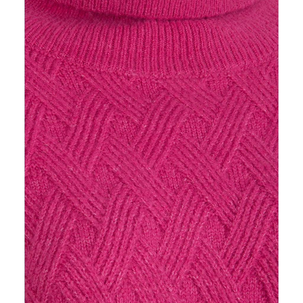 Basket Weave Sweater Pink