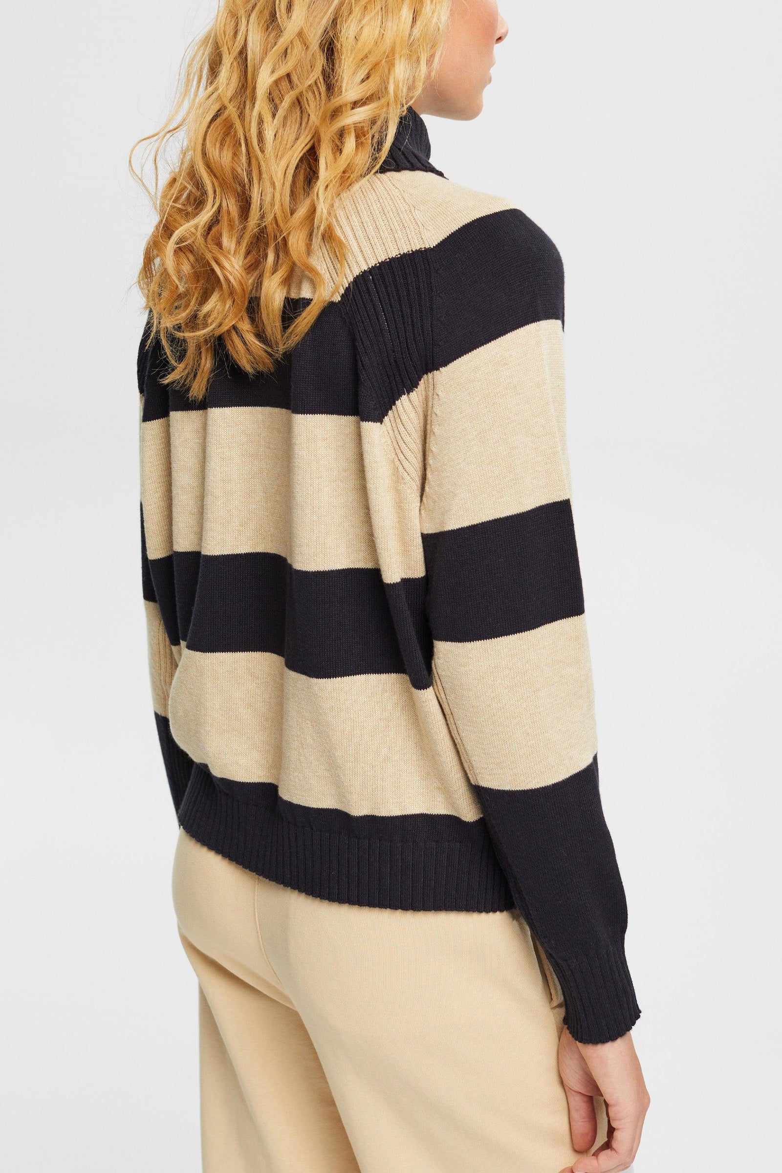 Cotton roll shop neck sweaters