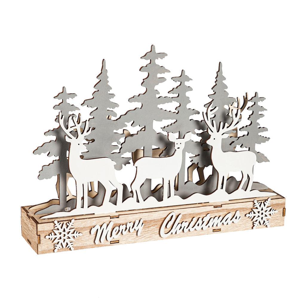 LED Wood Woodland Scene Décor