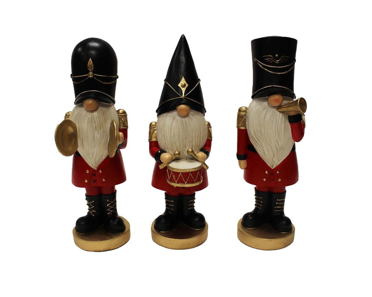 Gnome Nutcracker With Drums