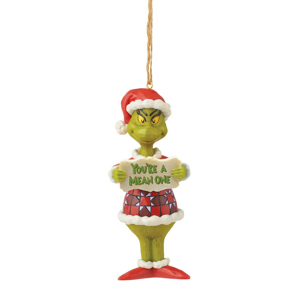 Grinch You're A Mean Ornament