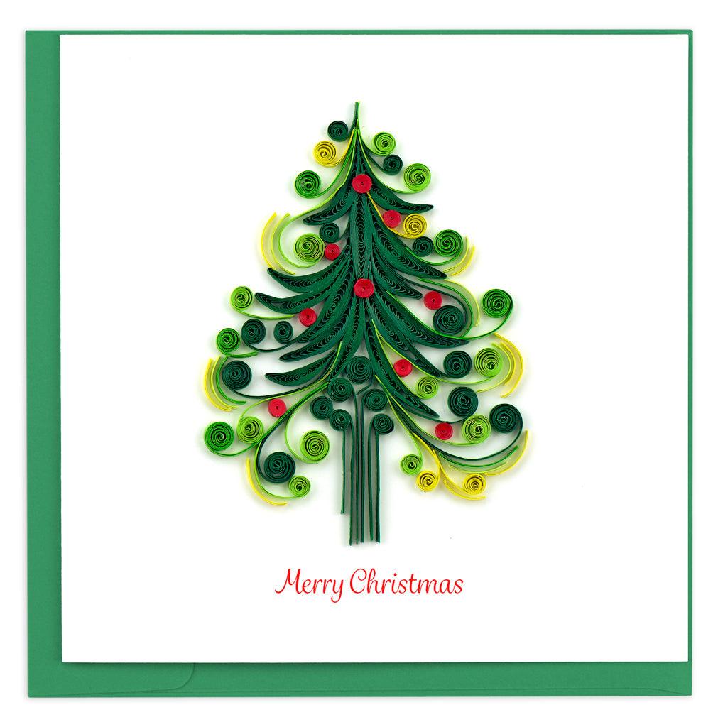 Quilling Card Holiday Christmas Tree