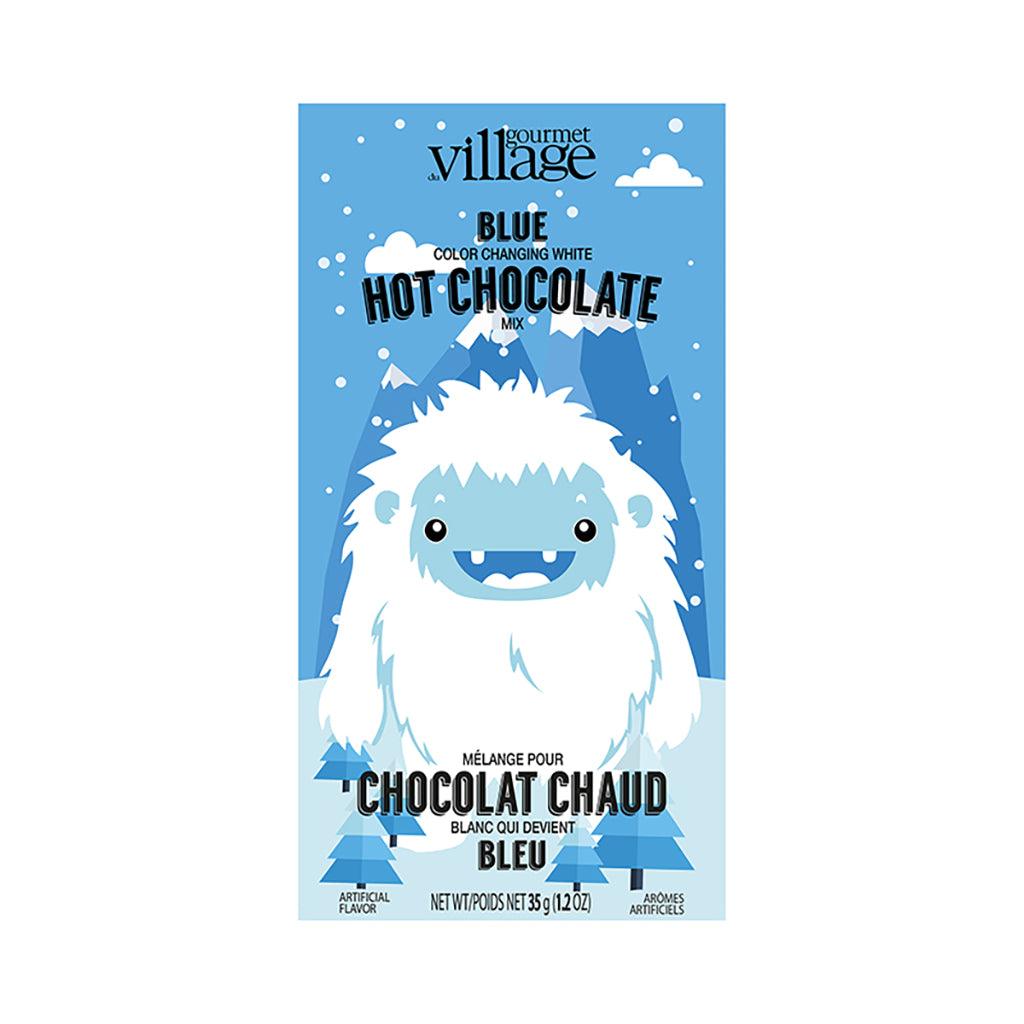 Blue Yeti Hot Chocolate transforms with hot water or hot milk to make a luscious White Hot Chocolate. Enjoy the fun character and the creamy richness!