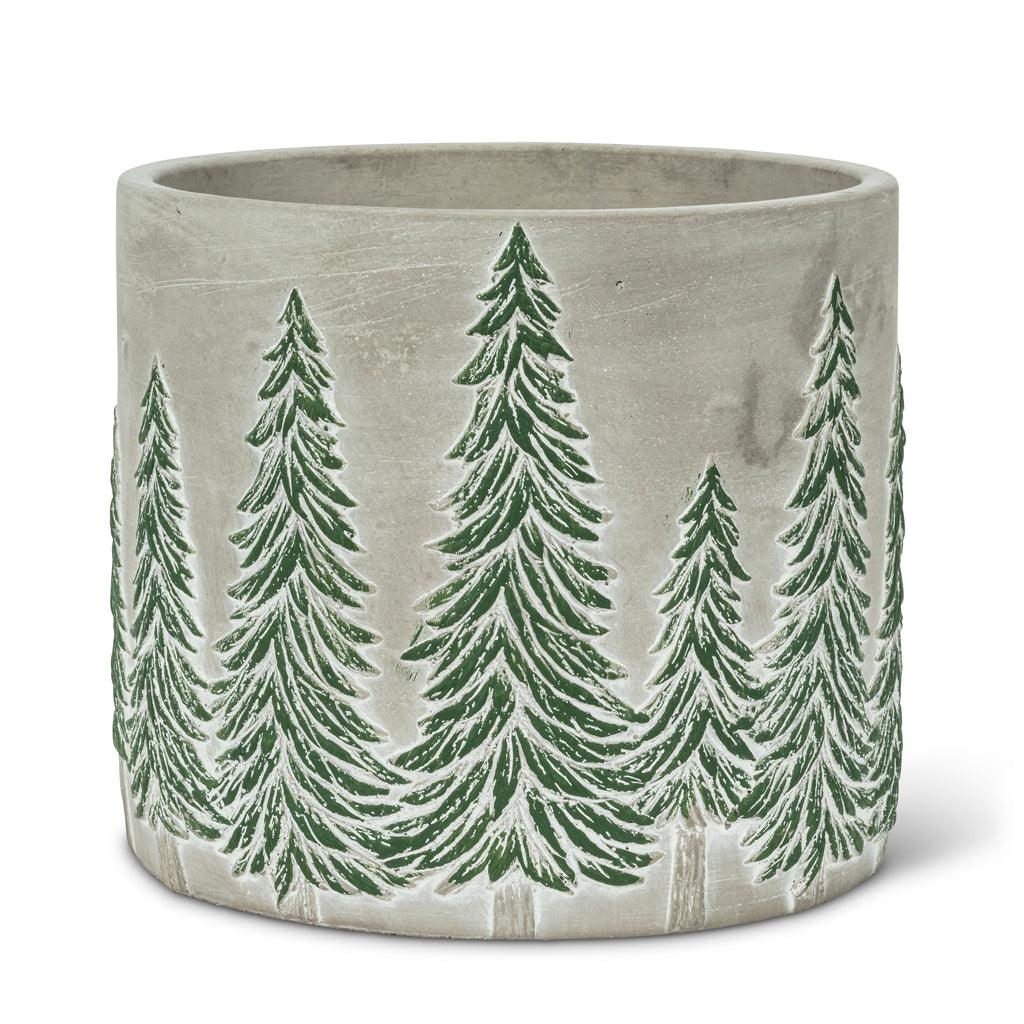 Snowy Tree Planter Large