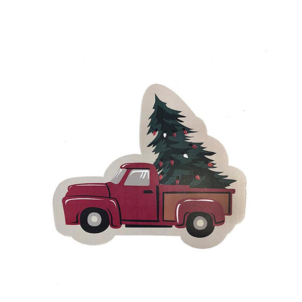 Napkin Shaped Christmas Truck