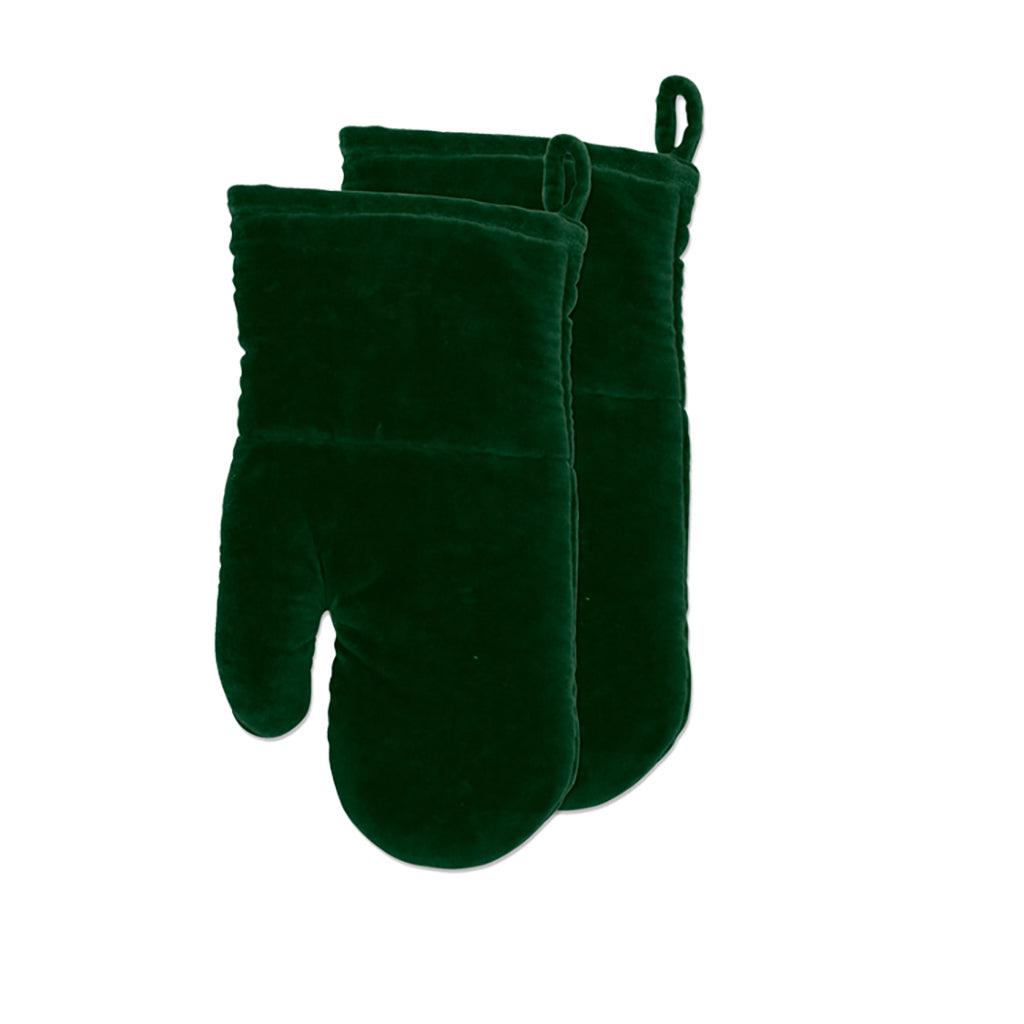 Oven Mitt Luxury Velvet Forest Set Of 2