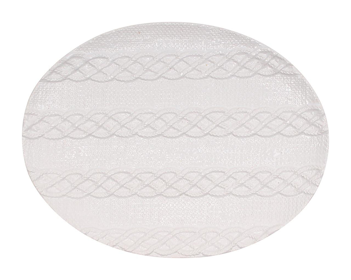 Platter Serving Cable Knit