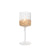 Enhance your space with the subtle elegance of our Small Clear Glass Tealight Holder. Standing gracefully on a stem, this candle holder is 7.75 inches tall and exudes a touch of sophistication. It features a delicate gold glass glitter band that adds a hint of sparkle to your décor, making it perfect for special occasions or everyday use.