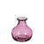 Qin Vase Recycled Glass Pink 21cm H