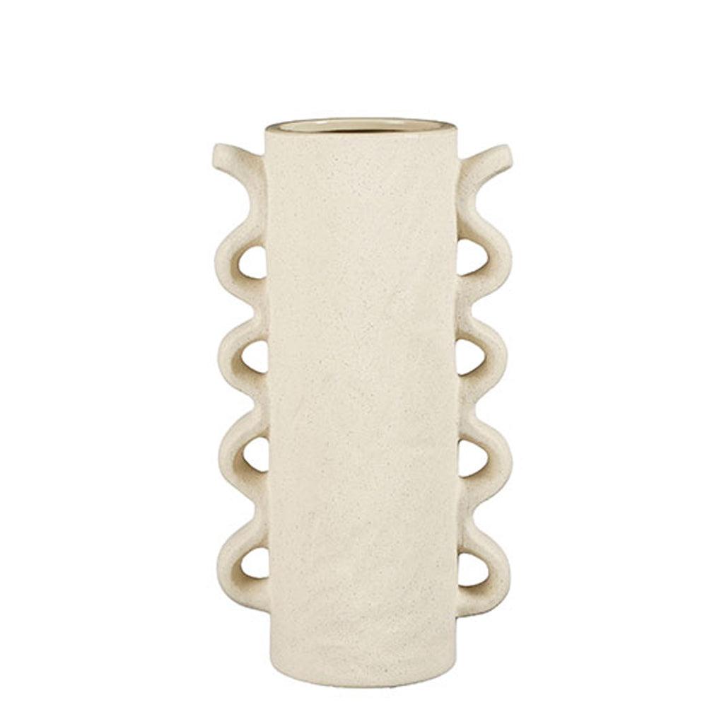 Stelvio Vase Off White 35.5cm H