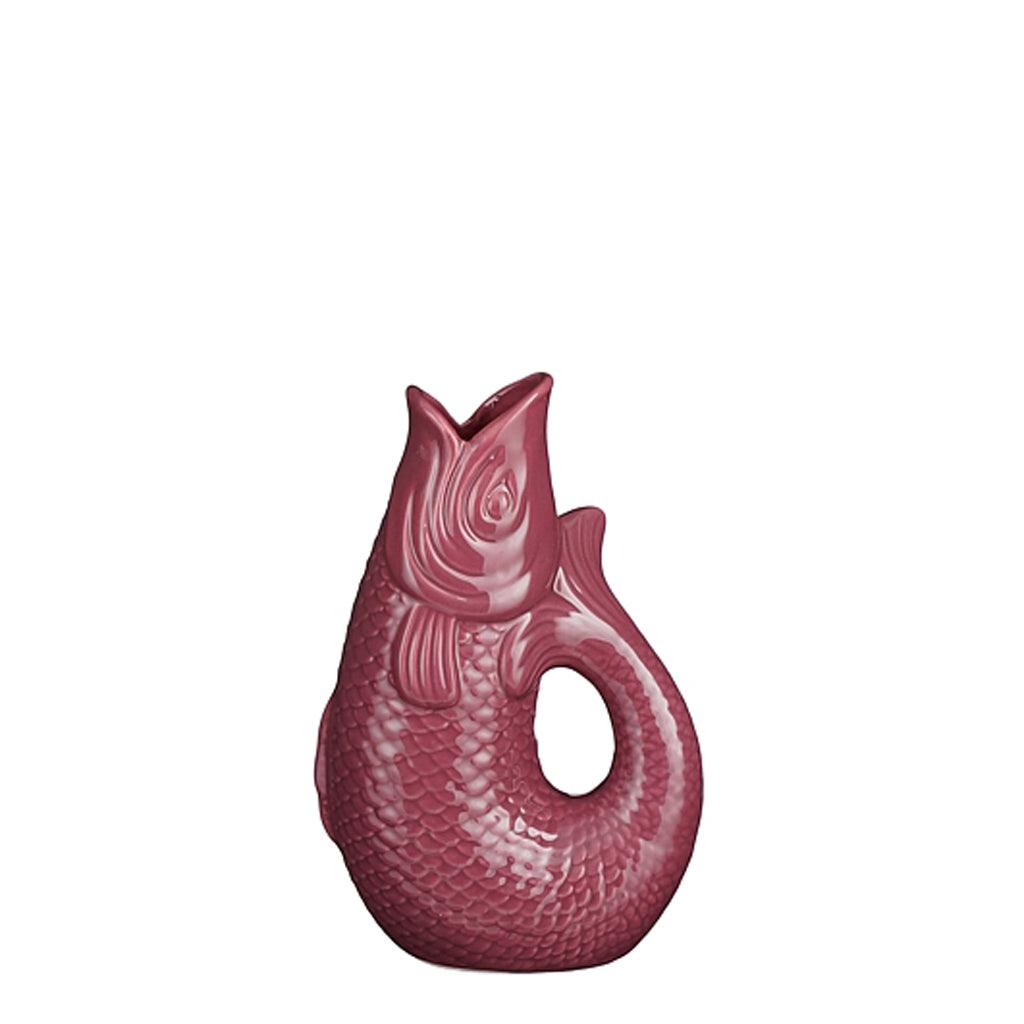Fish Vase Purple 19.5cm H