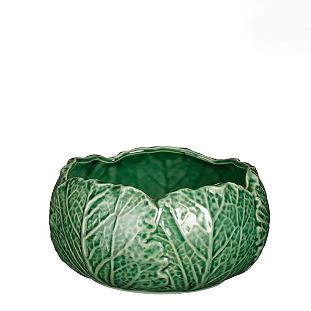 Cabbage Round Pot Green 7.5&quot; D