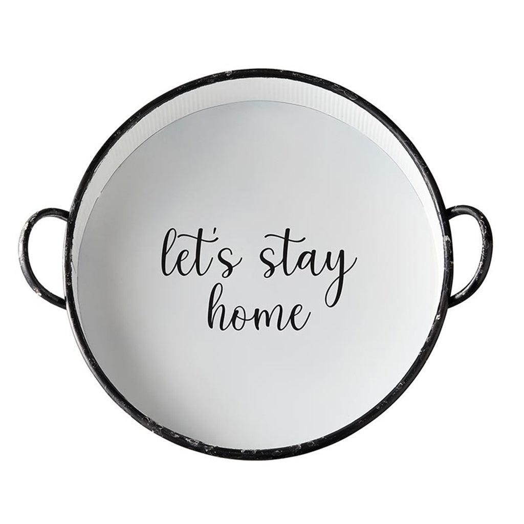Tray Let&#39;s Stay Home 16&quot; D