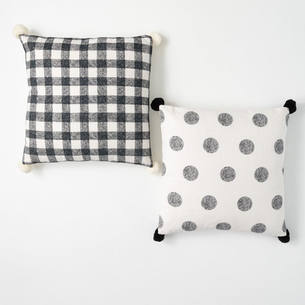 Pillow Polka Dot or Plaid