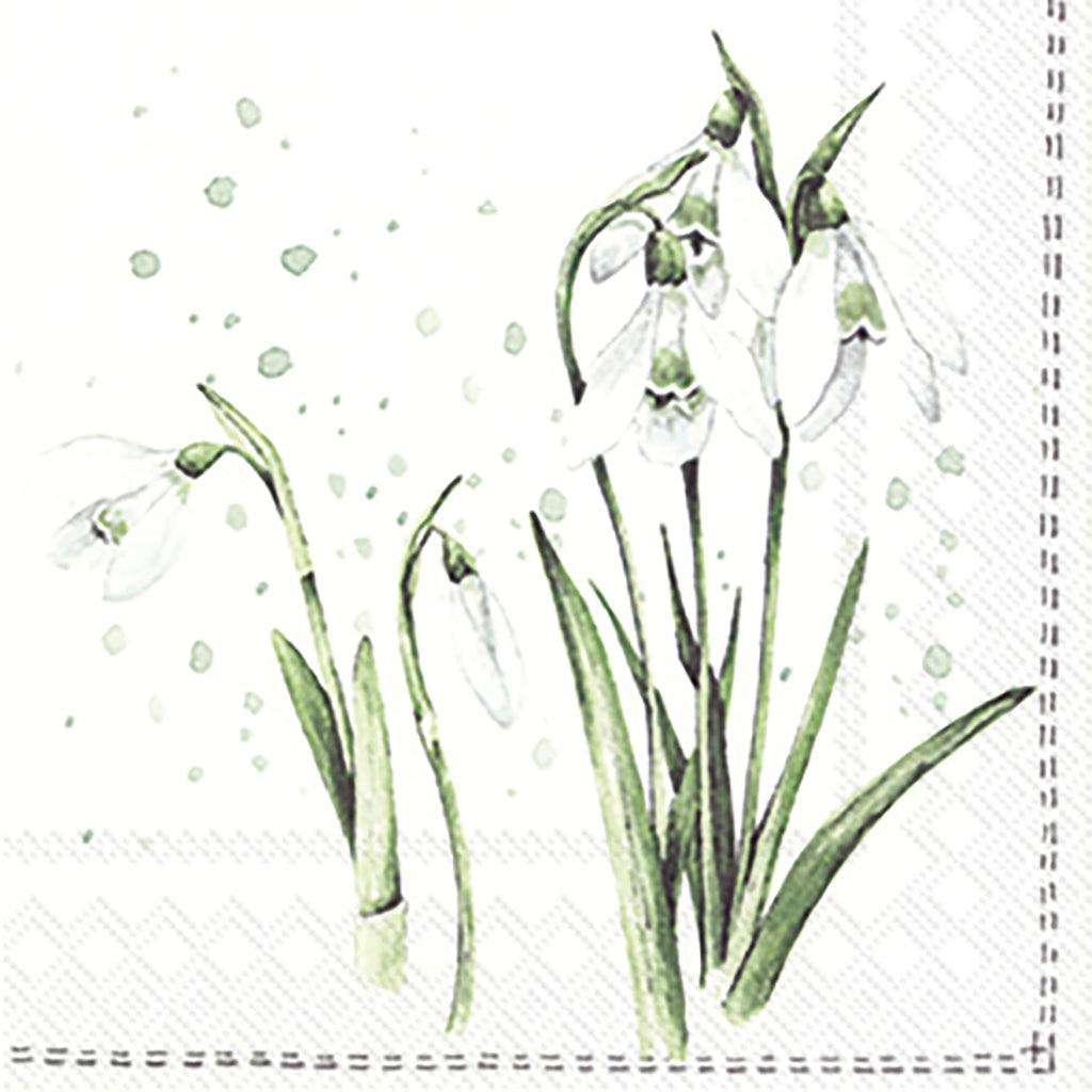 Spring Greeting Lunch Napkin