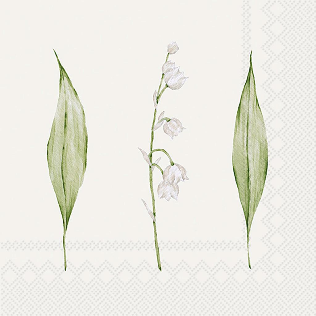 Lily Of The Valley Cream Lunch Napkin