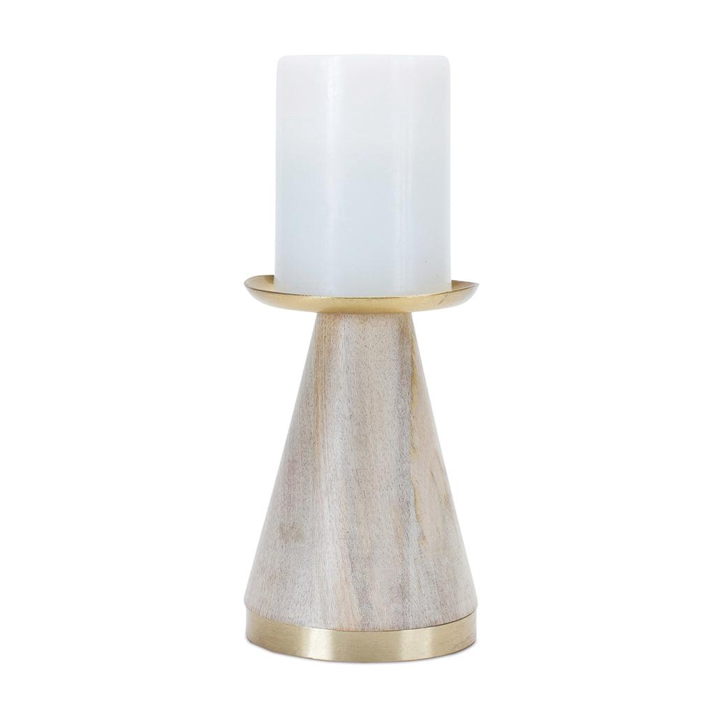 Candle Holder Wood /Iron