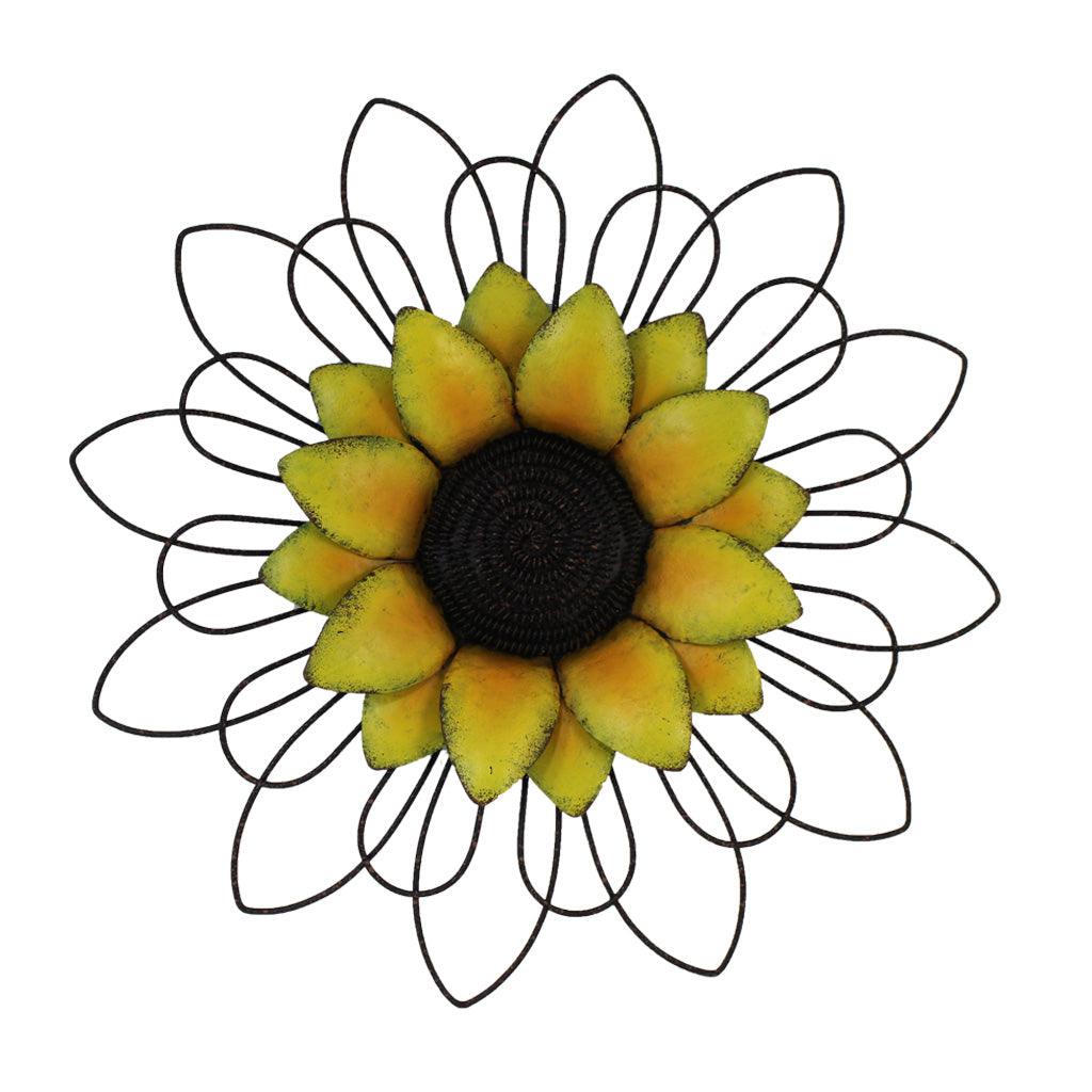 Bring a touch of nature and warmth into your home with our beautifully crafted metal sunflower wall décor. Perfect for adding a rustic and cheerful touch to any room, our design is sure to bring a smile to your face every time you see it.