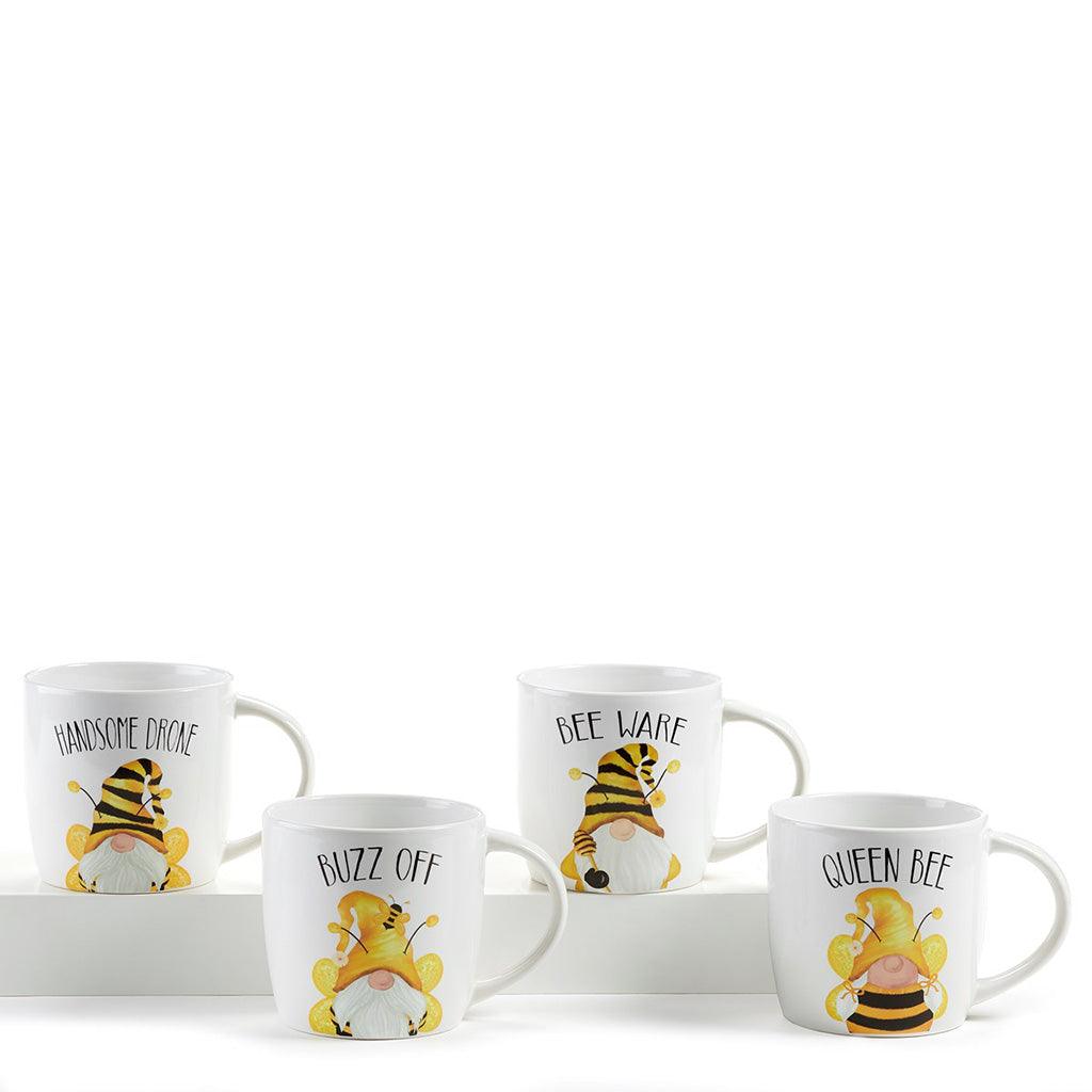 Mug Bee Gnome with Sentiment Assorted