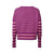 Sweater Cotton Striped Violet