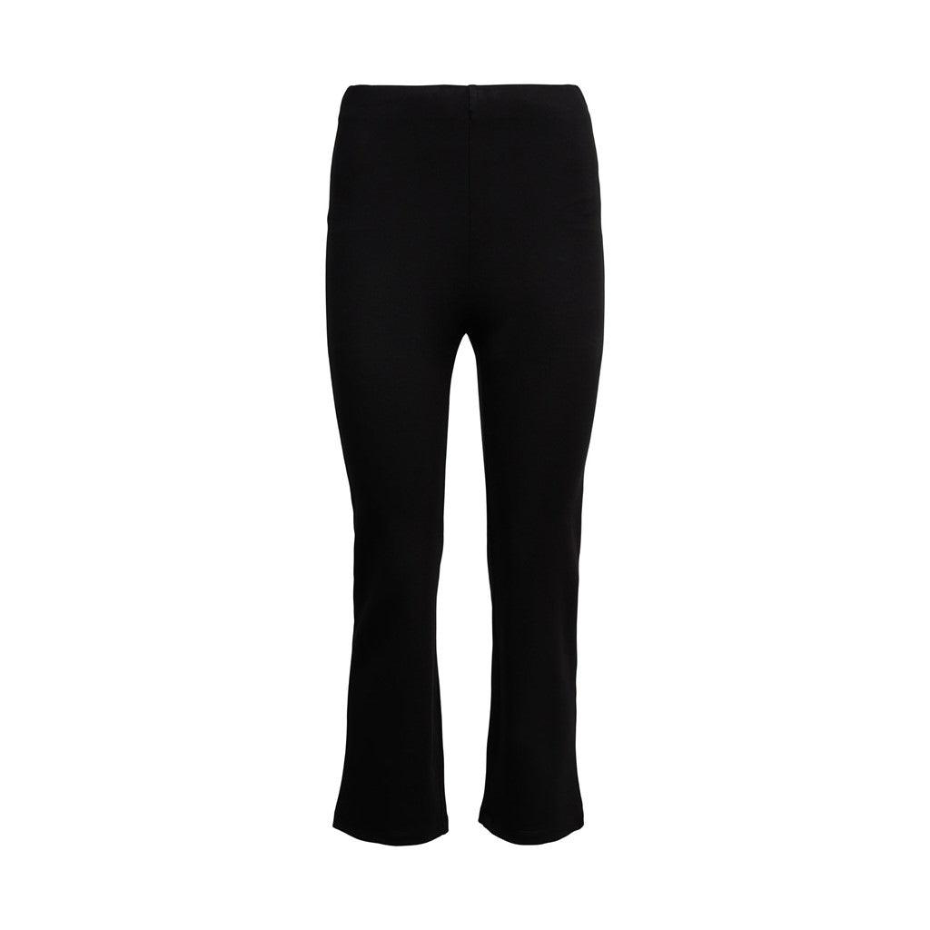 Legging Straight Cropped Punto Black