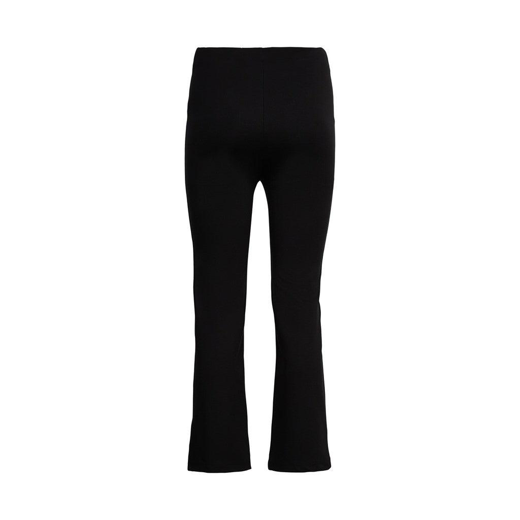 Legging Straight Cropped Punto Black