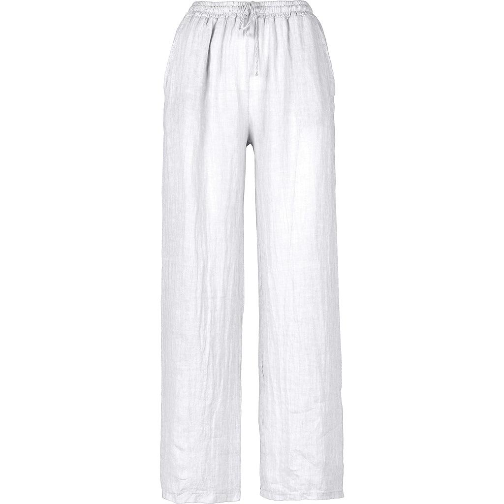 M Italy Pants Linen White