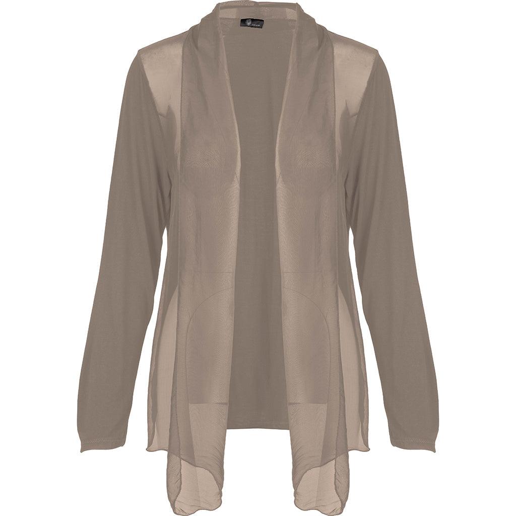 M Italy Jacket Viscose/Silk Taupe - Sheridan Nurseries Online