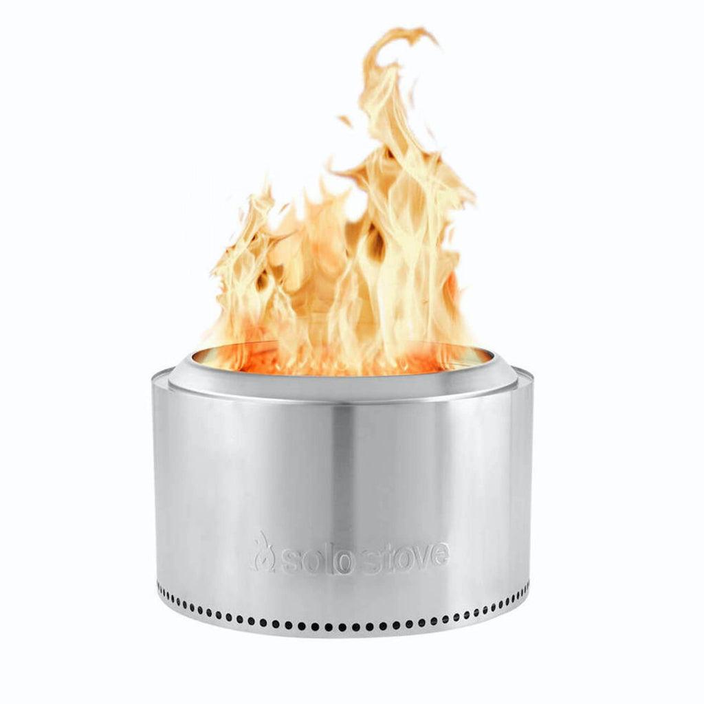 Enhance your outdoor living experience with the Solo Stove Yukon Fire Pit. This stylish fire pit is crafted with stainless steel for a sleek finish, offering a contemporary look that isn't obtrusive in your outdoor setting. Measuring 26.85 x 17.64" it is a perfect addition to any patio. Enjoy the warmth and ambiance of a fire without the mess of ashes.