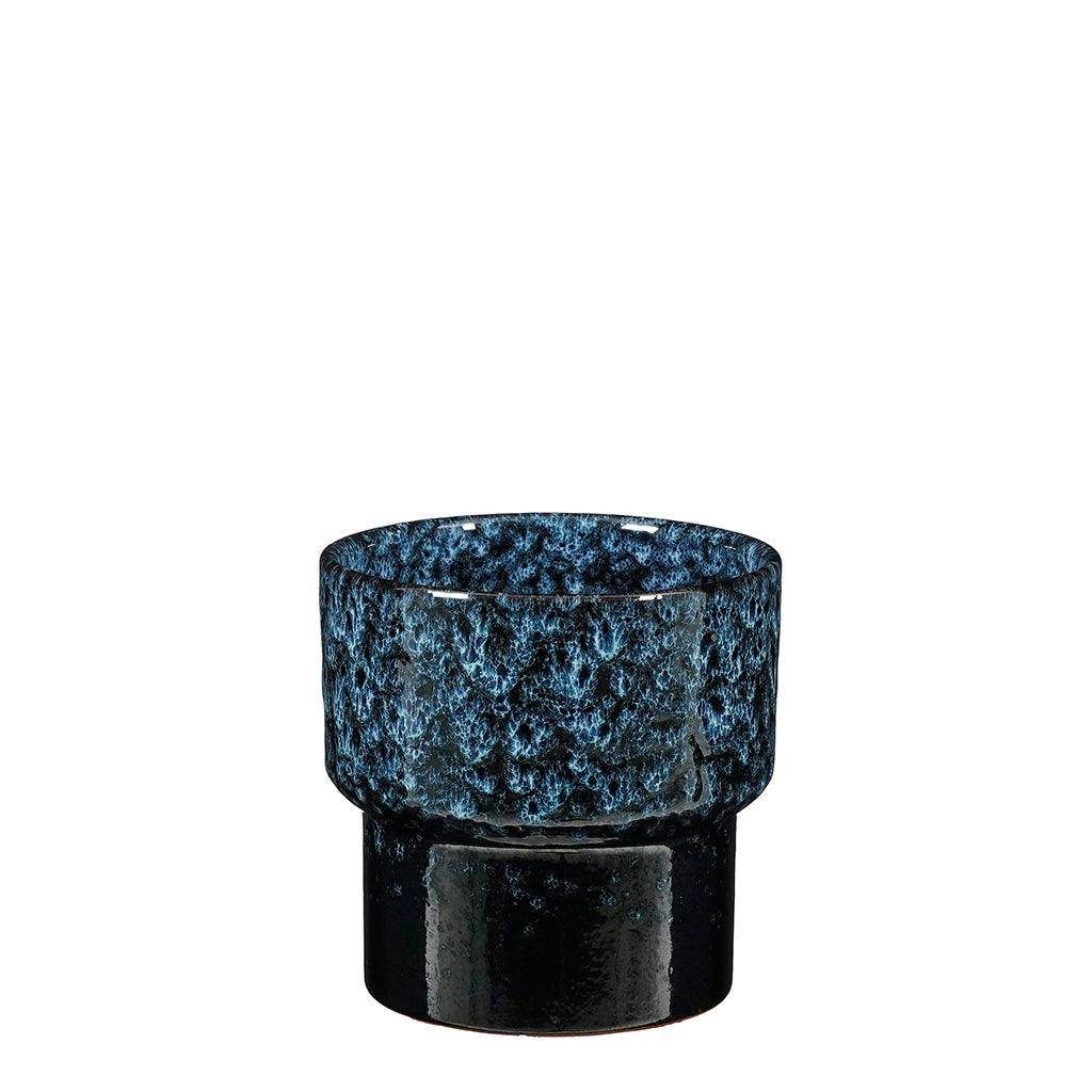 Obidos Ceramic Pot Dark Blue