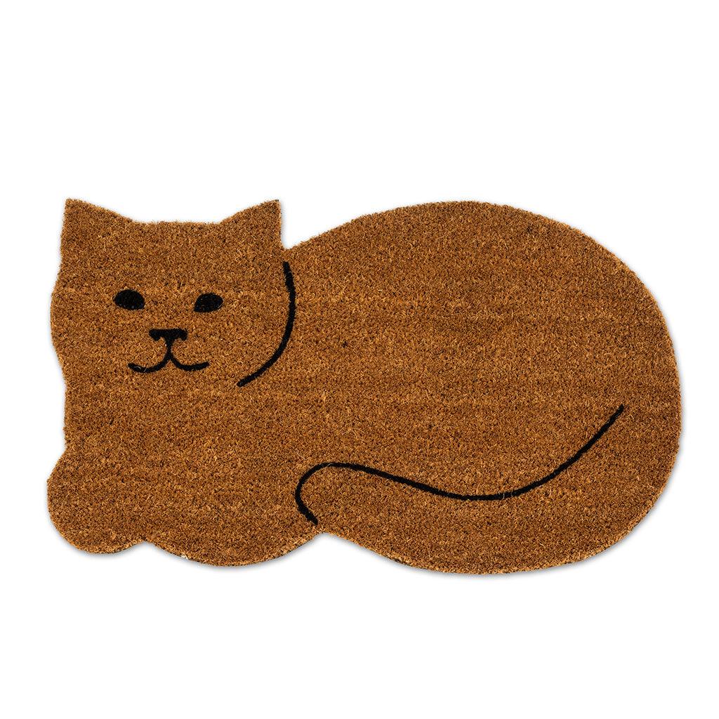 Doormat Resting Cat Shaped 18x30