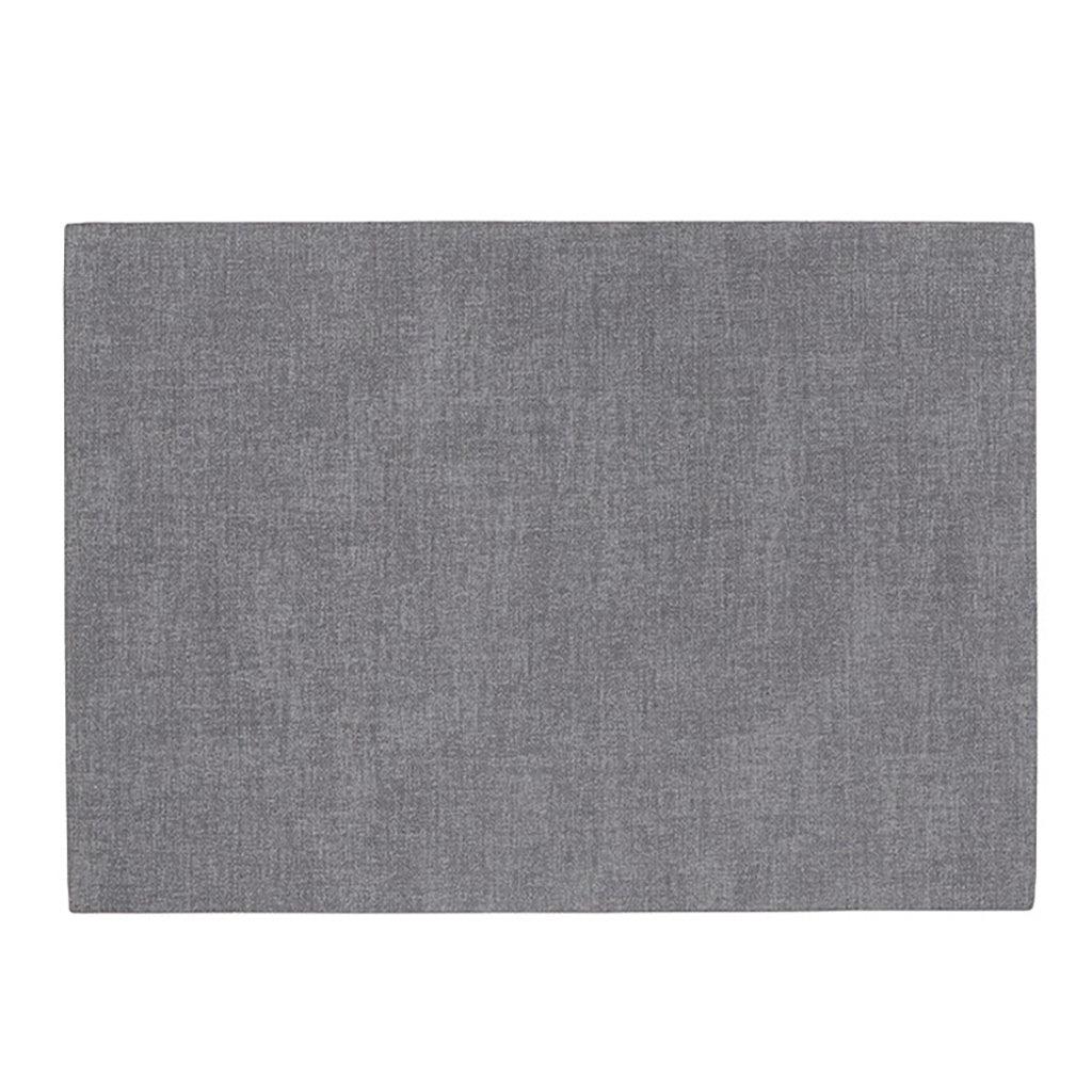 Placemat Percept Reversible Luxe Charcoal 13 x 18