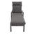 Relax in style with the Como Sunlounger. Crafted with an aluminum frame in Grey and contrasting Dark Grey crafted0 cushions, it provides a touch of elegance to any outdoor area. With a convenient push button gas shock and wheels for easy movement, you can lounge anywhere in comfort. Measures 70.8in x 27.2in x 33.8-35in.
