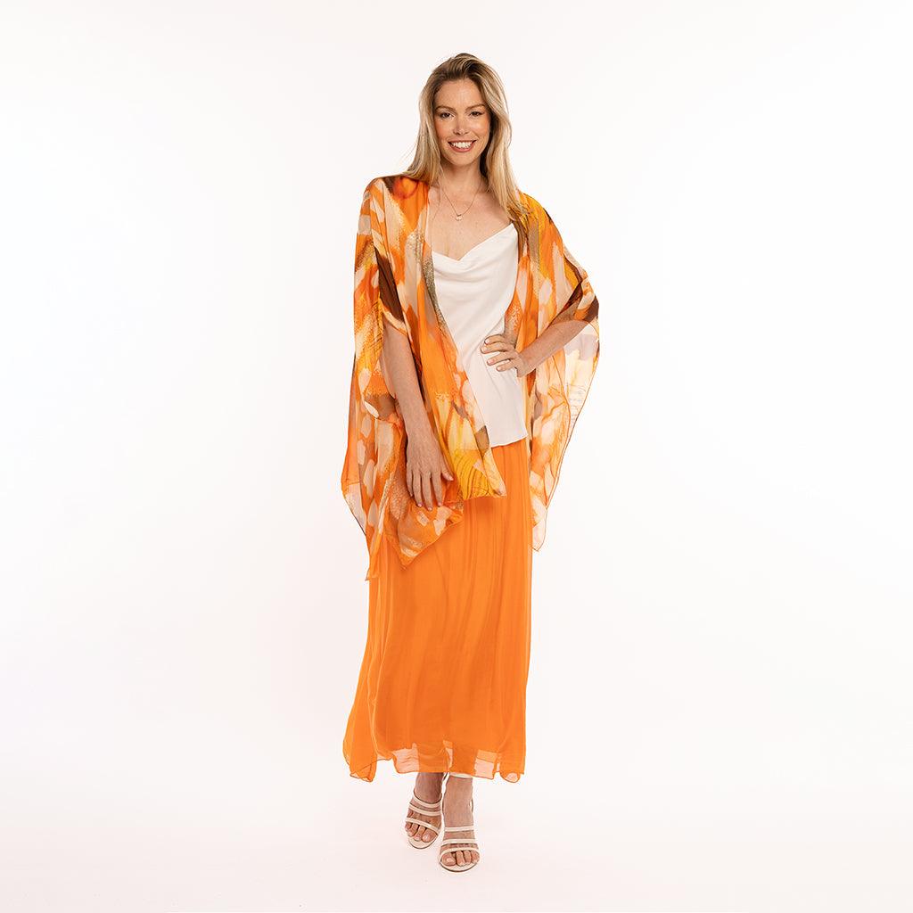 M Made in Italy Kimono Orange