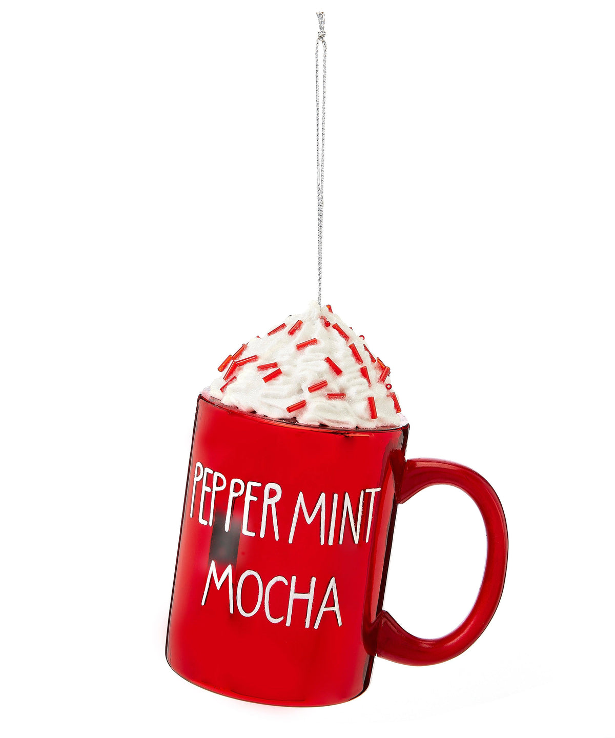 Glass Coffee Cup Ornament