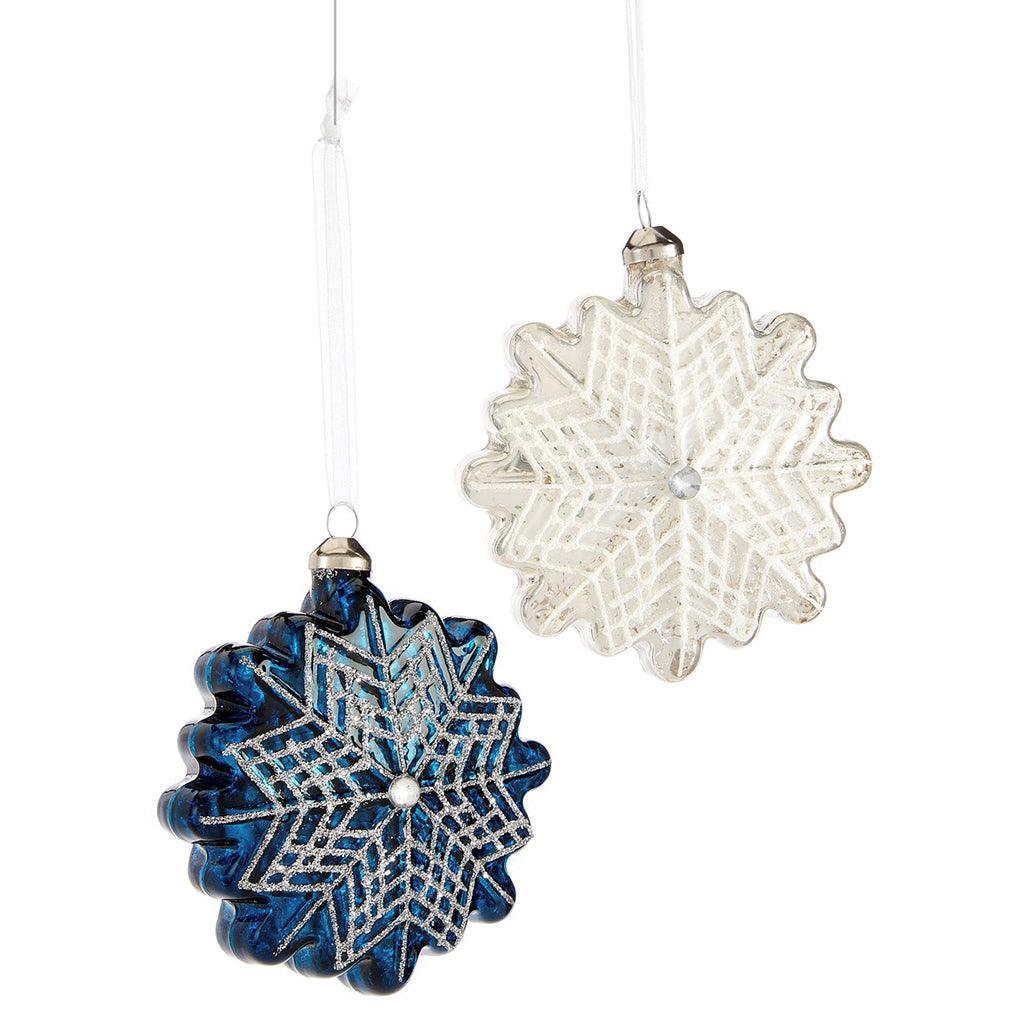 Snowflake Ornament 2asst