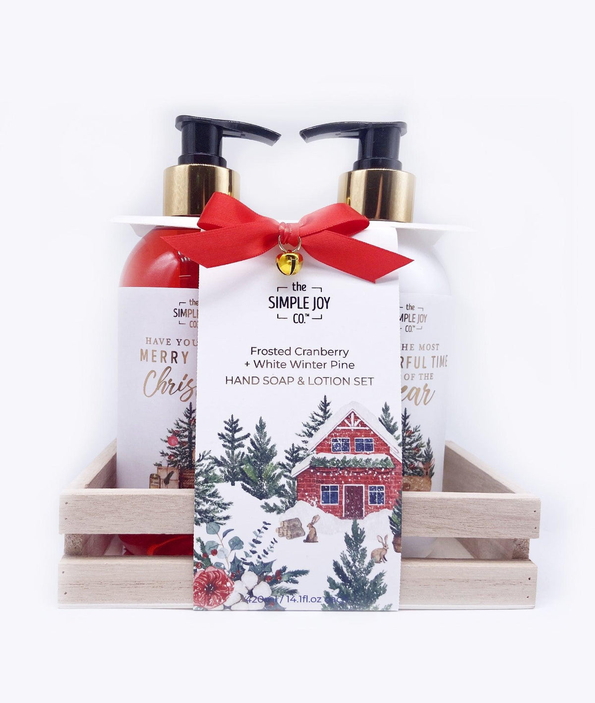 Hand Soap &amp; Lotion Gift Set With Tray