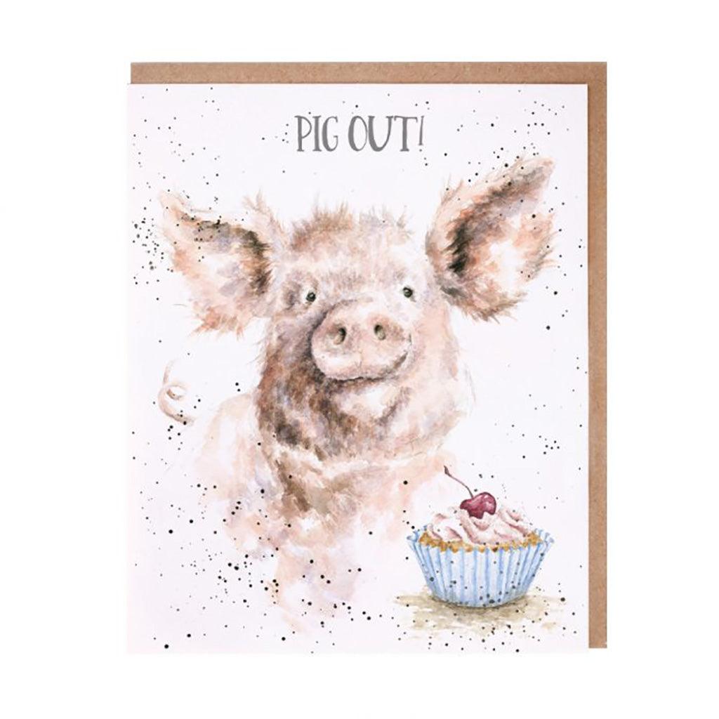 Pig Out! Card