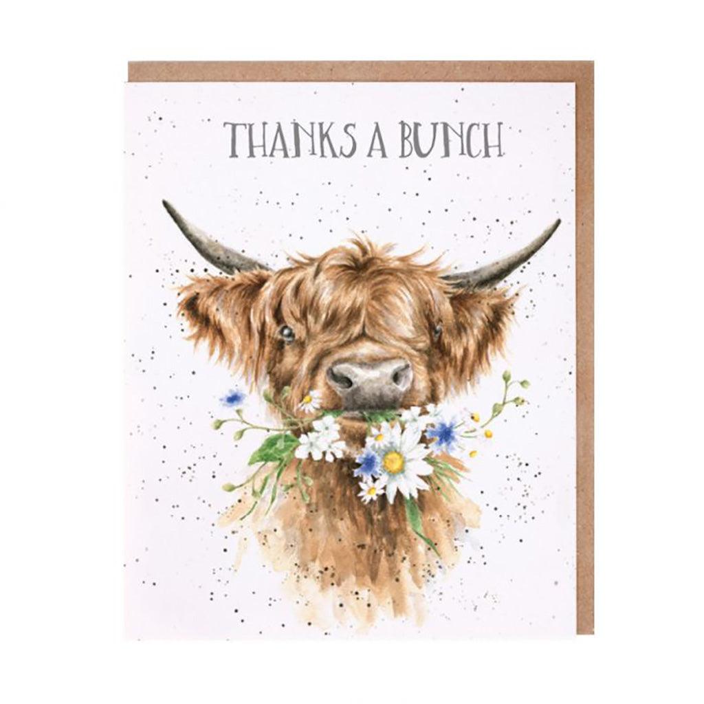 Thanks A Bunch (Cow) Card